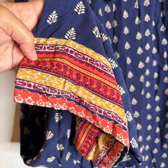 Coldwater Creek patterned boho wide leg pull on pants - Picture 3 of 6